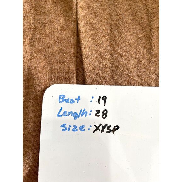 J. Crew knitted blazer sweater cardigan brown casual dark accademia women XXSP - Picture 8 of 8